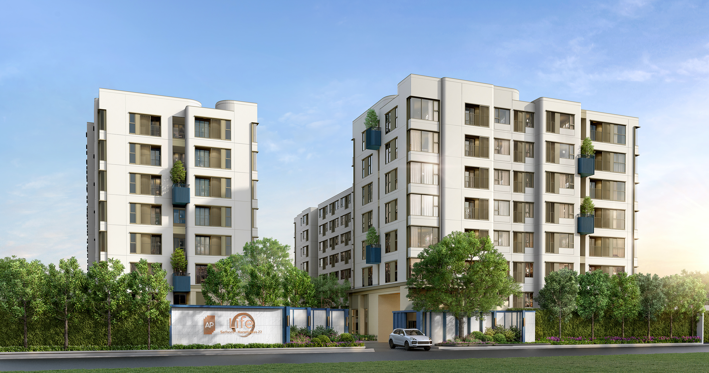 Life Sathorn Narathiwas 22，拉玛三区，26平米，1卧1卫，学区房 26年Q3交房