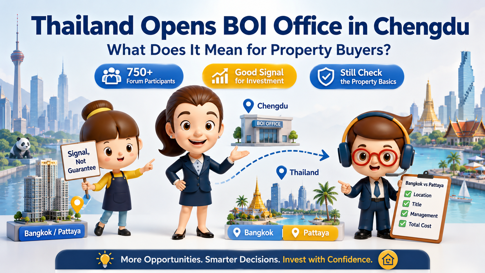 Thailand Opens a BOI Office in Chengdu: What Bangkok and Pattaya Property Buyers Should Check